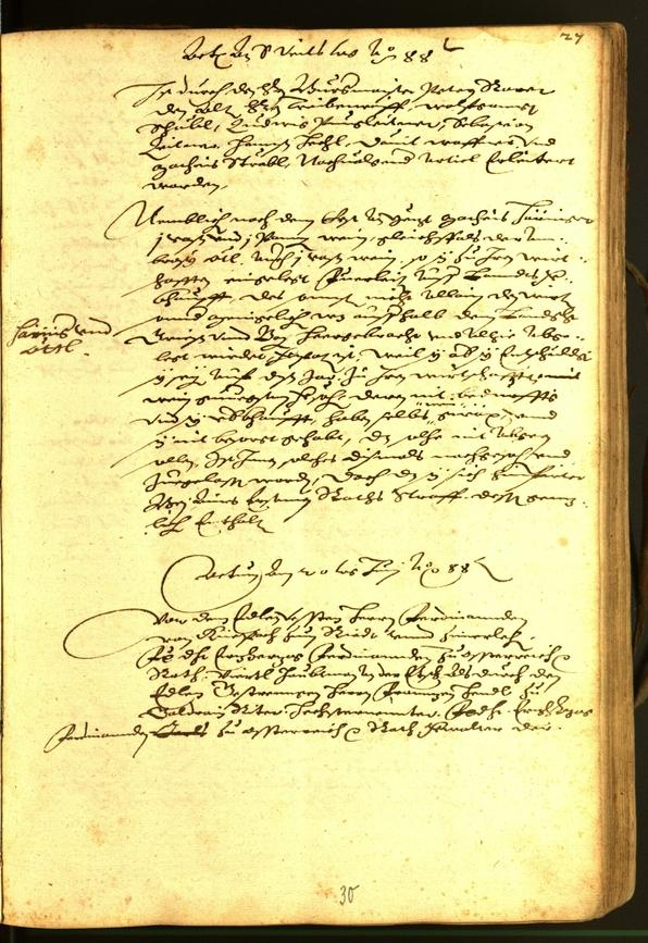 Civic Archives of Bozen-Bolzano - BOhisto Minutes of the council 1588 