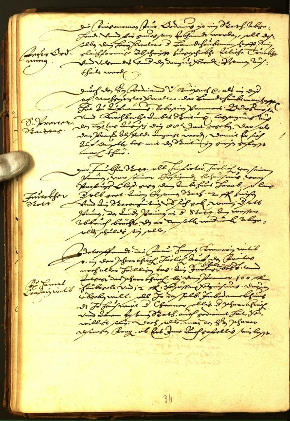 Civic Archives of Bozen-Bolzano - BOhisto Minutes of the council 1588 