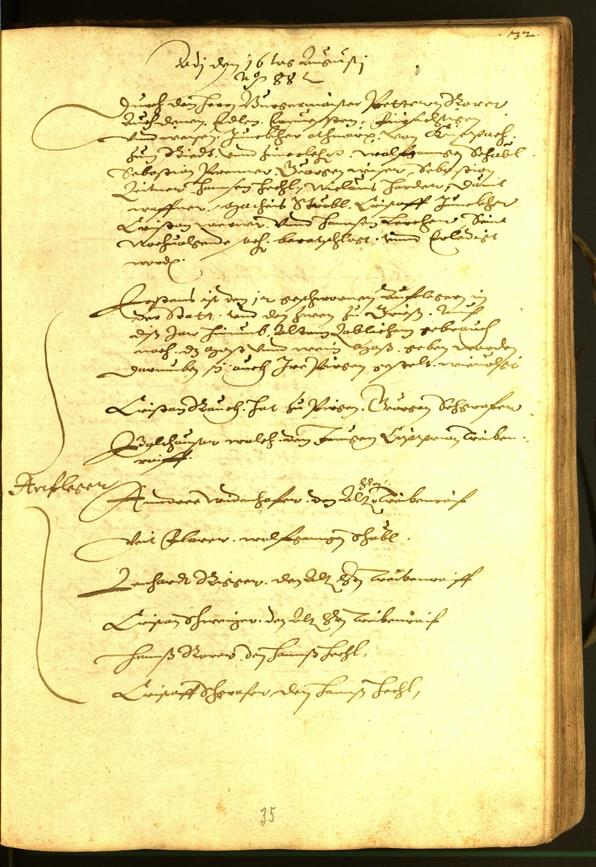 Stadtarchiv Bozen - BOhisto Ratsprotokoll 1588 