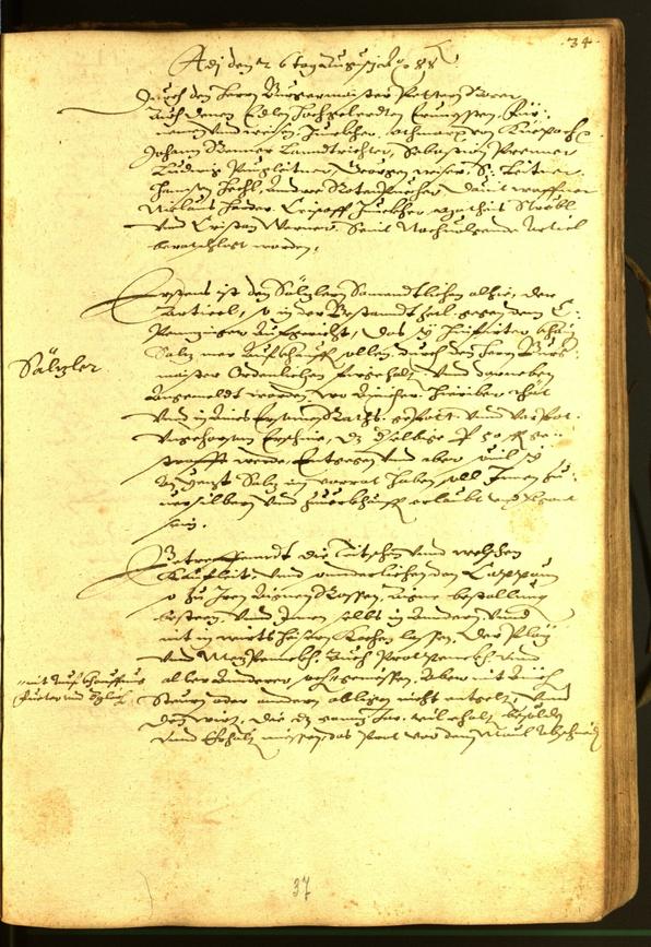 Civic Archives of Bozen-Bolzano - BOhisto Minutes of the council 1588 