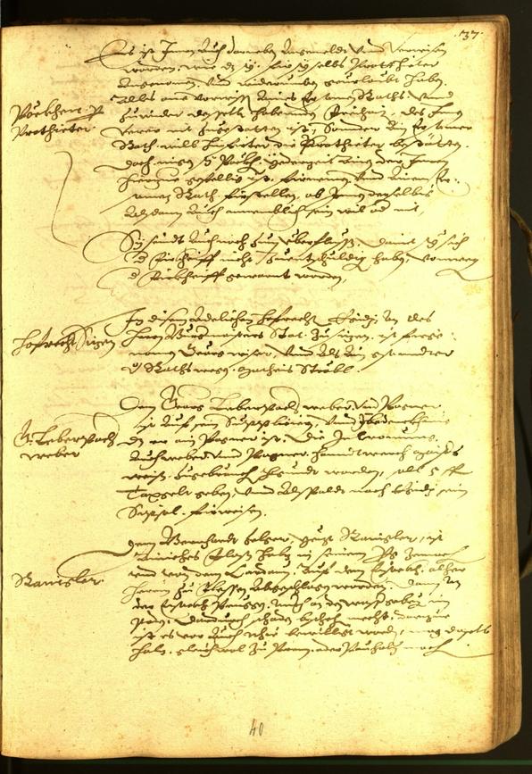 Civic Archives of Bozen-Bolzano - BOhisto Minutes of the council 1588 