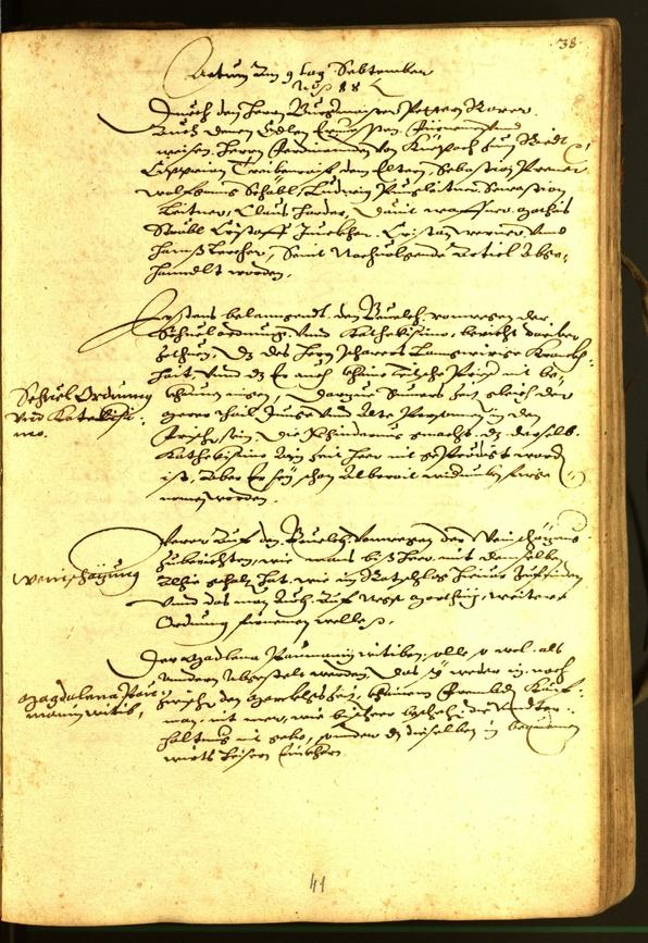 Civic Archives of Bozen-Bolzano - BOhisto Minutes of the council 1588 