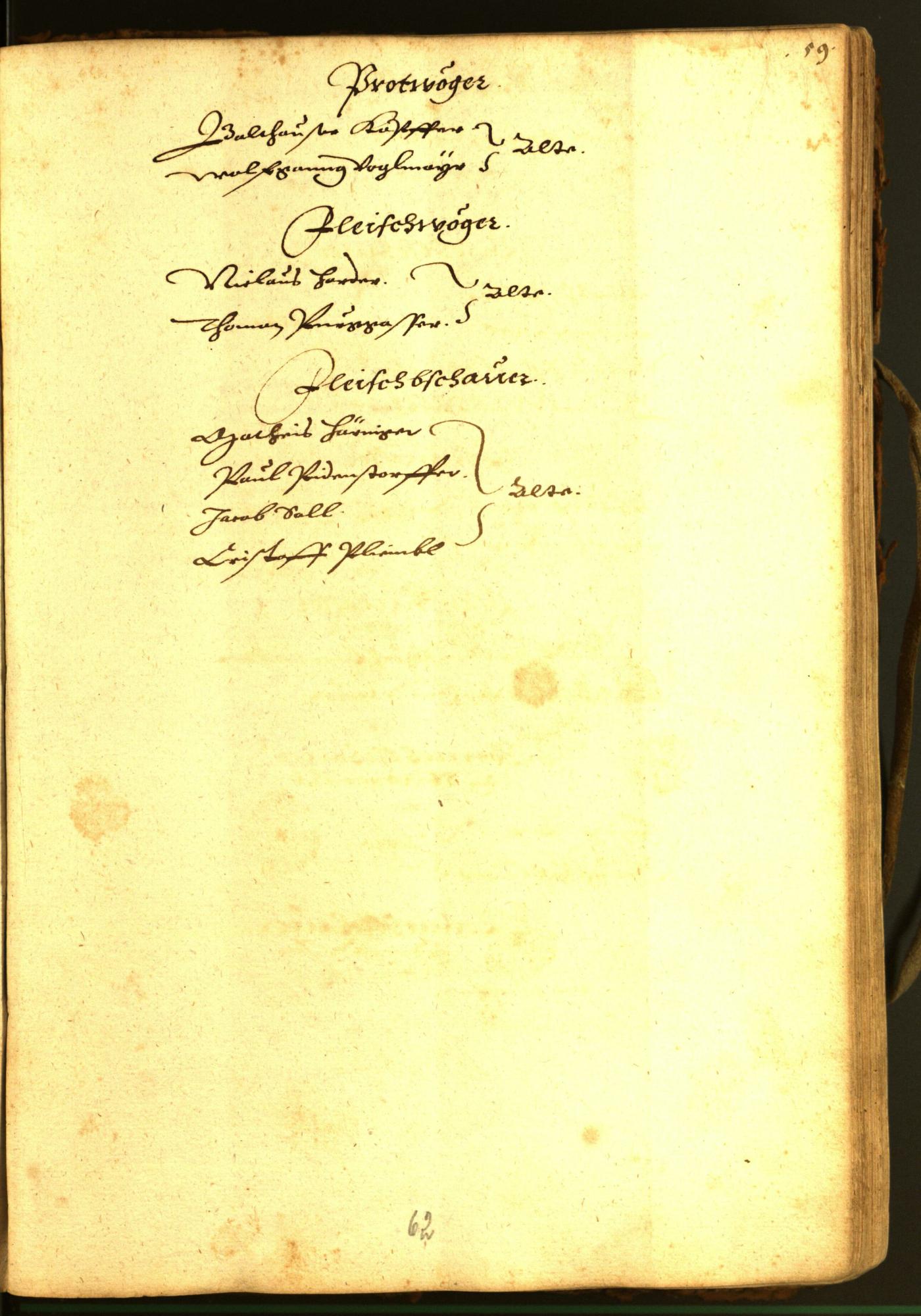 Stadtarchiv Bozen - BOhisto Ratsprotokoll 1588 