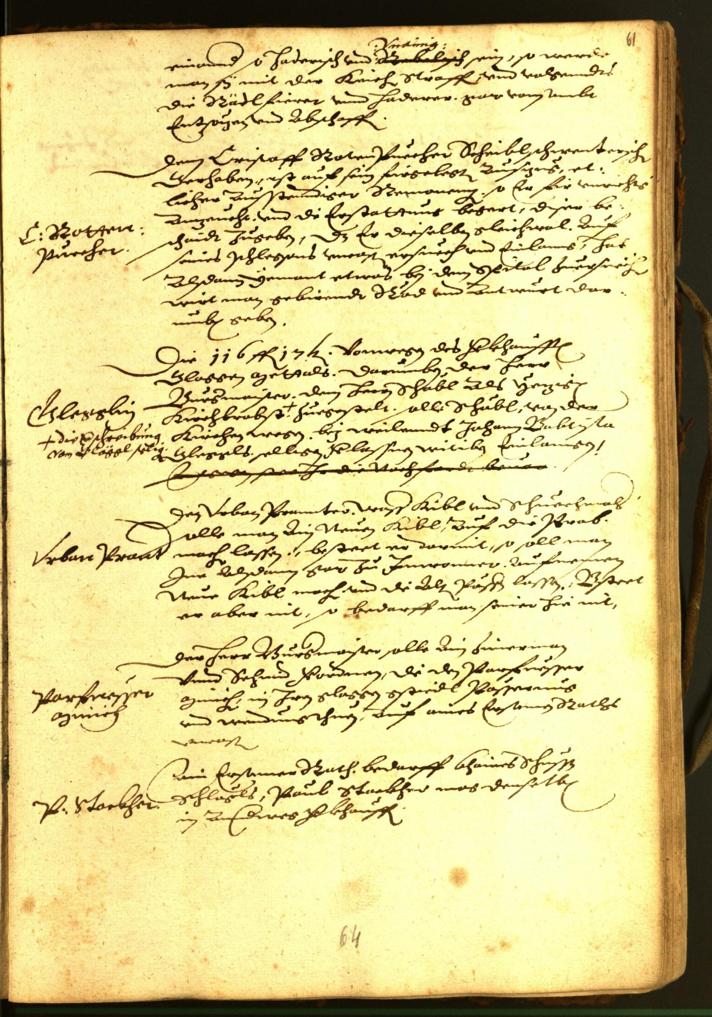 Civic Archives of Bozen-Bolzano - BOhisto Minutes of the council 1588 