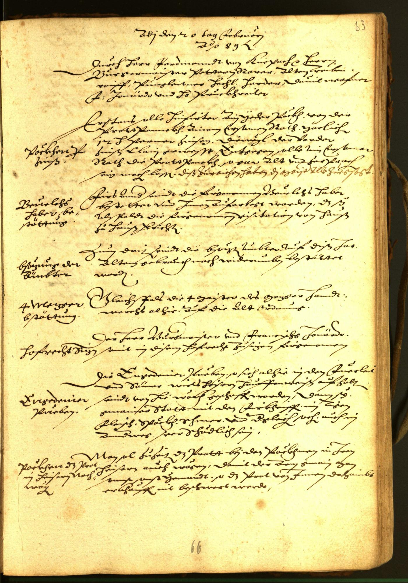 Civic Archives of Bozen-Bolzano - BOhisto Minutes of the council 1588 