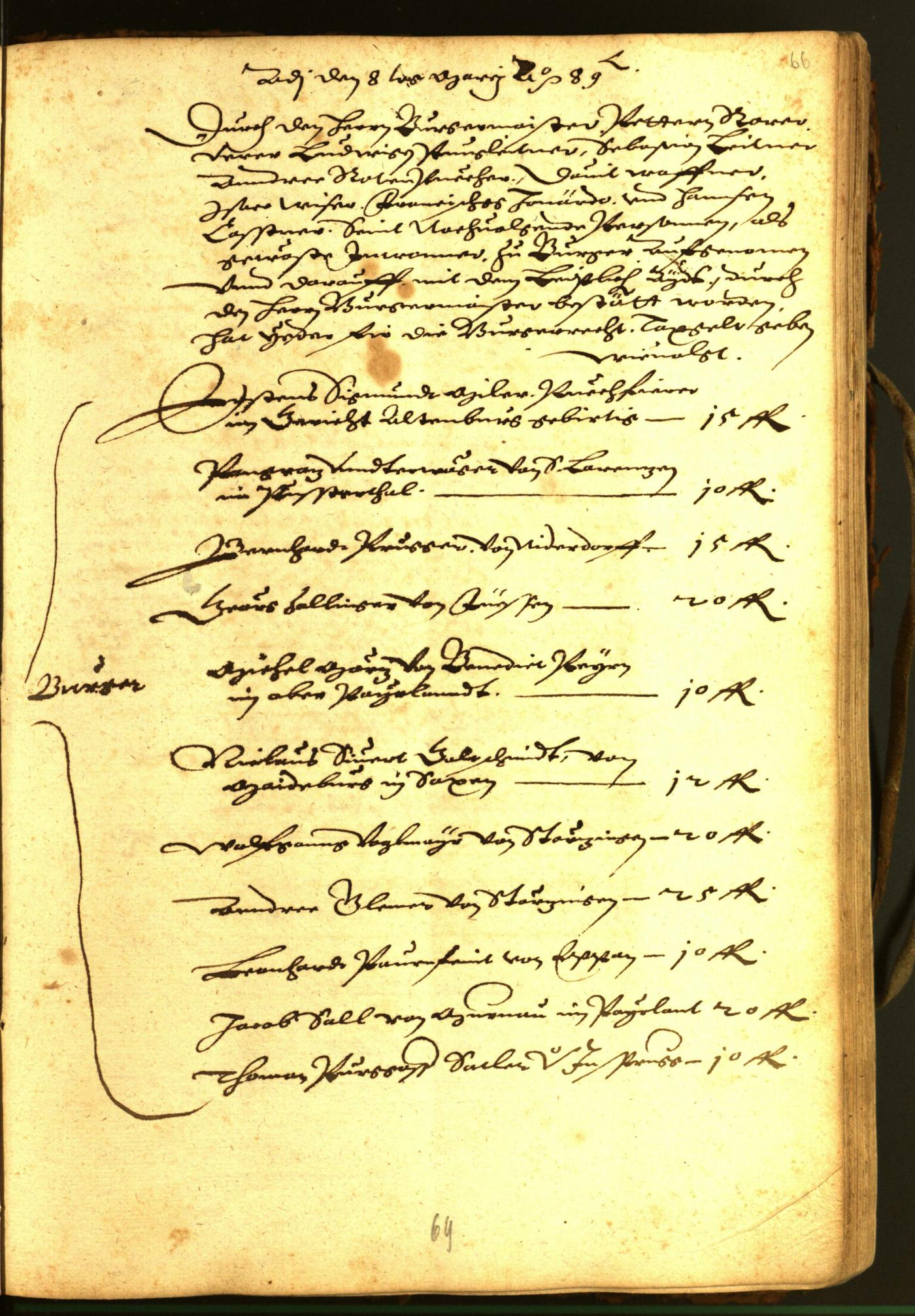 Civic Archives of Bozen-Bolzano - BOhisto Minutes of the council 1588 