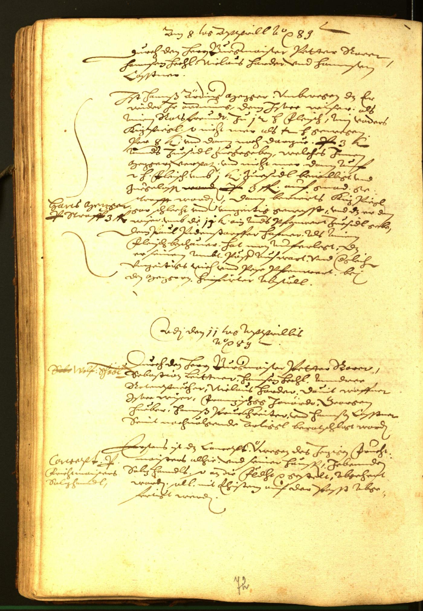 Civic Archives of Bozen-Bolzano - BOhisto Minutes of the council 1588 