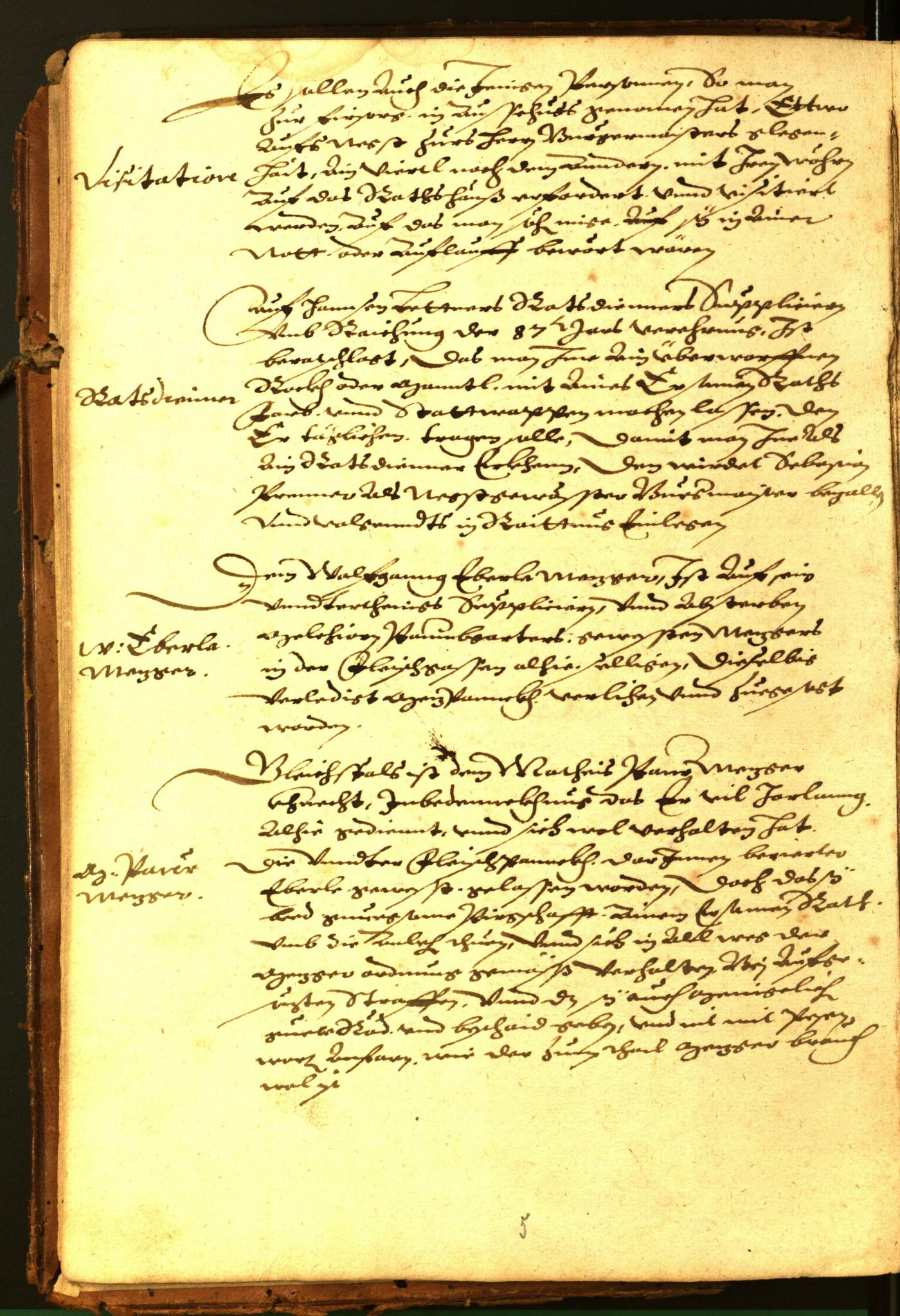 Archivio Storico della Città di Bolzano - BOhisto protocollo consiliare 1588/90 