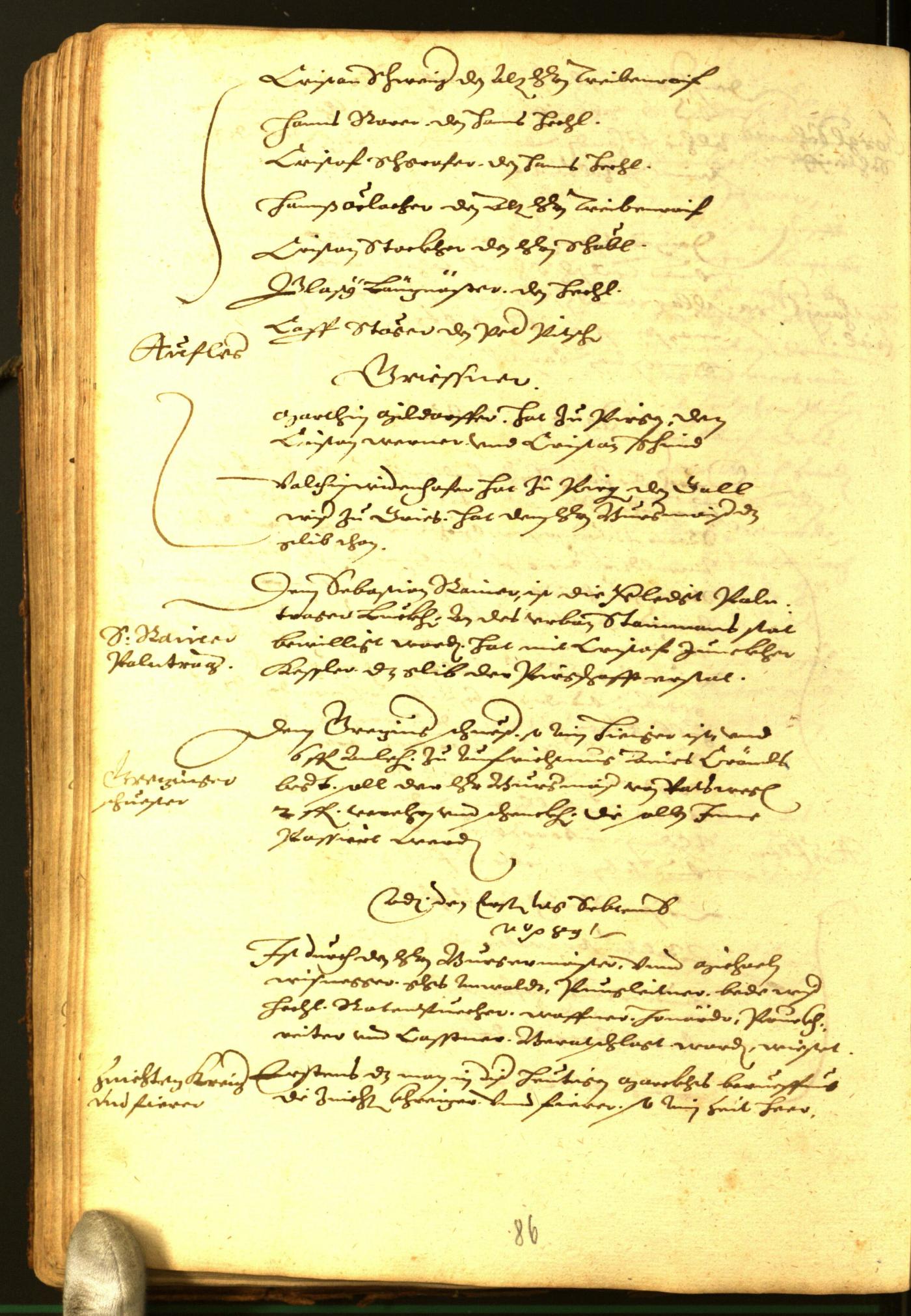 Civic Archives of Bozen-Bolzano - BOhisto Minutes of the council 1588 