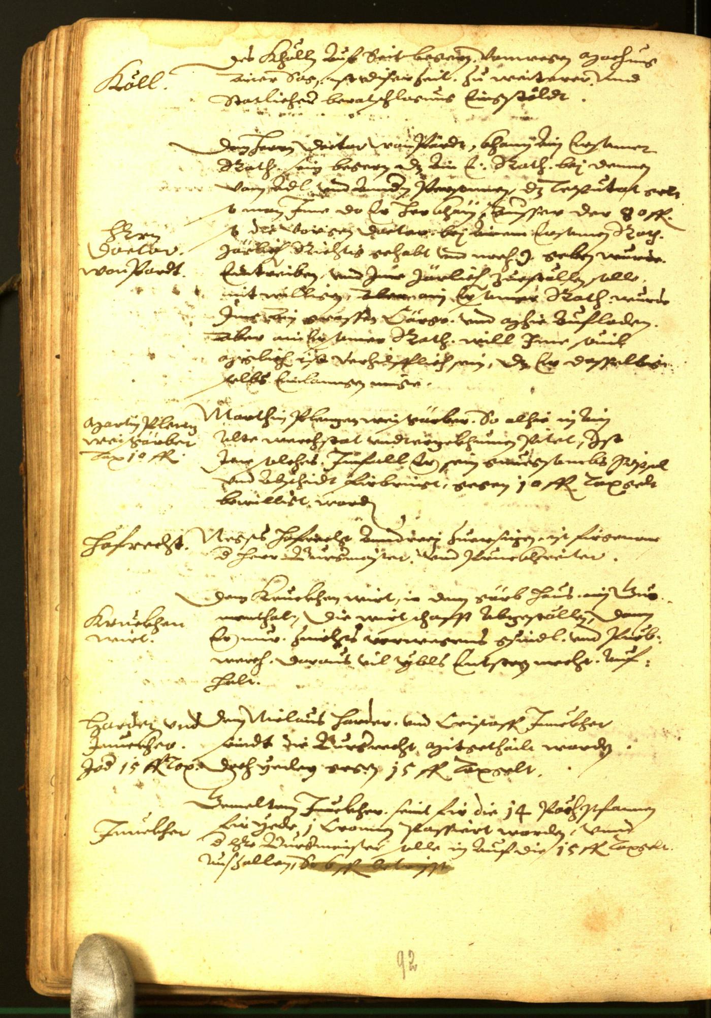 Civic Archives of Bozen-Bolzano - BOhisto Minutes of the council 1588 