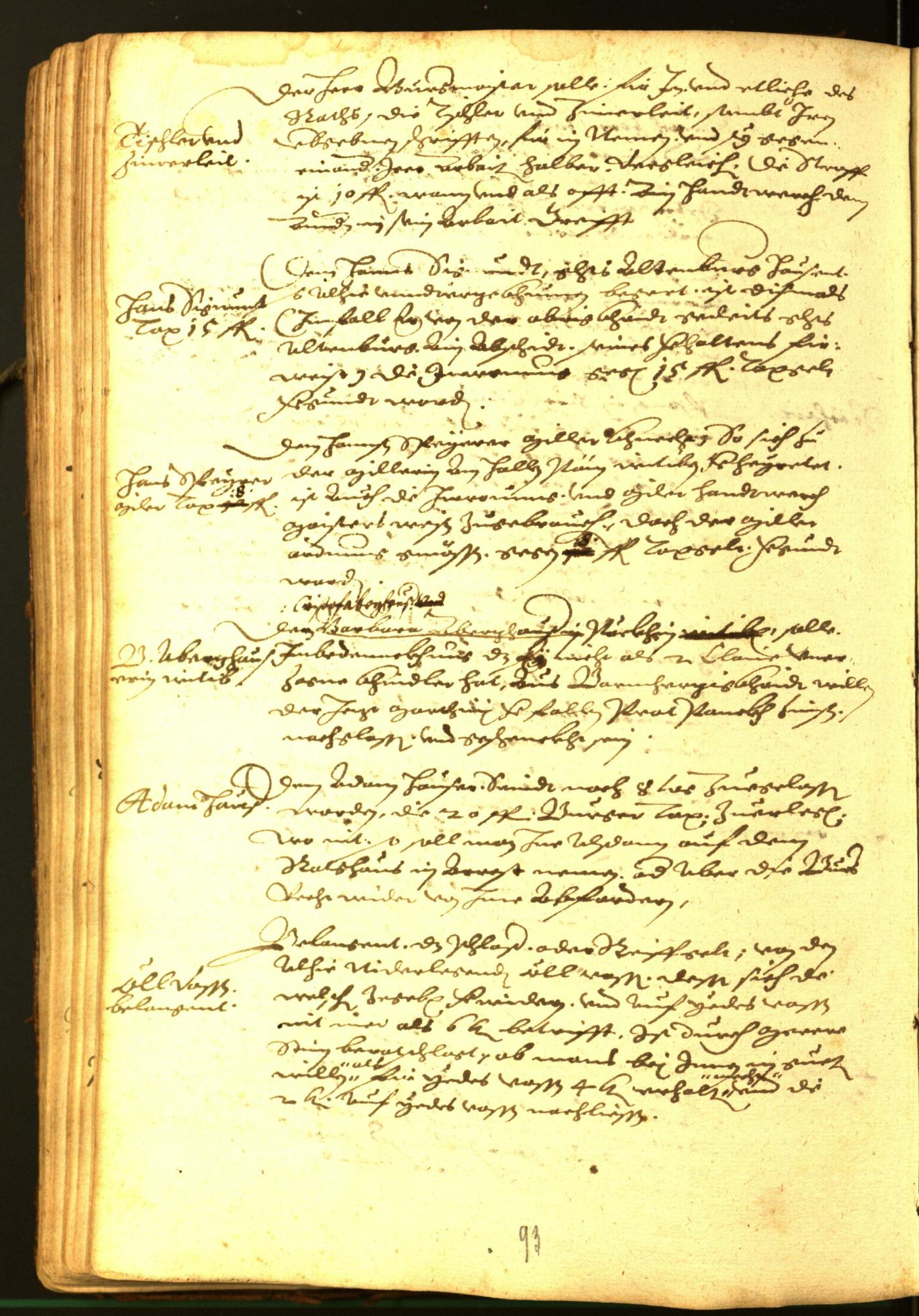 Stadtarchiv Bozen - BOhisto Ratsprotokoll 1588 