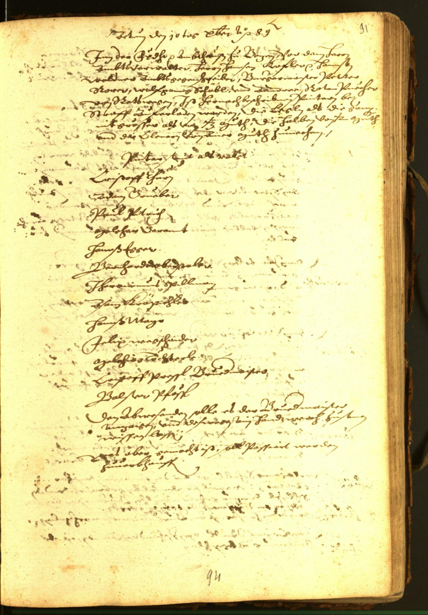 Archivio Storico della Città di Bolzano - BOhisto protocollo consiliare 1588/90 