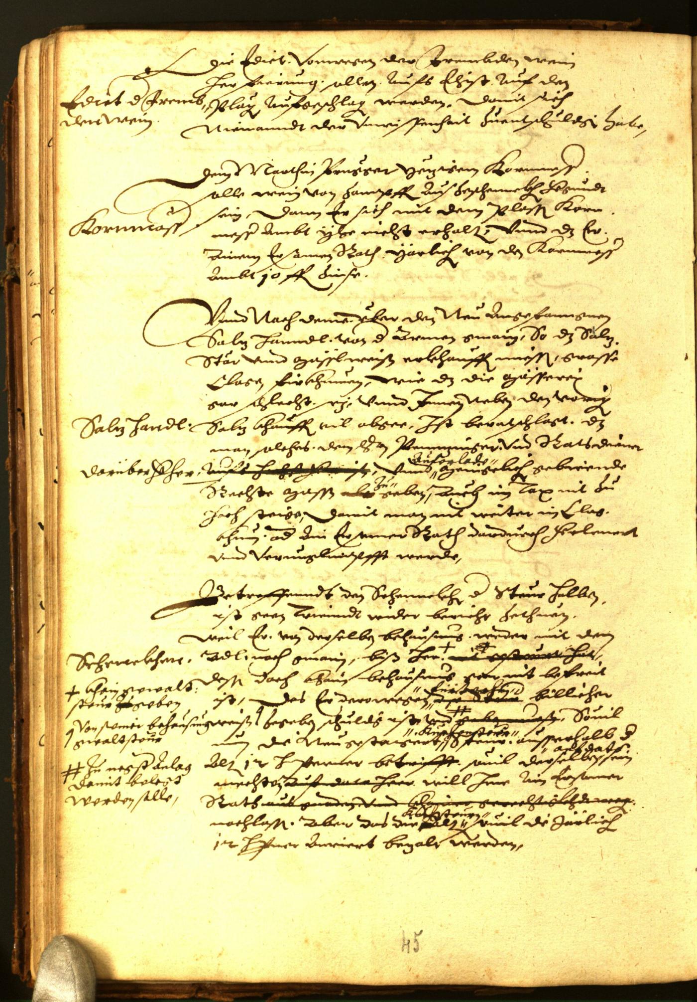 Stadtarchiv Bozen - BOhisto Ratsprotokoll 1588 