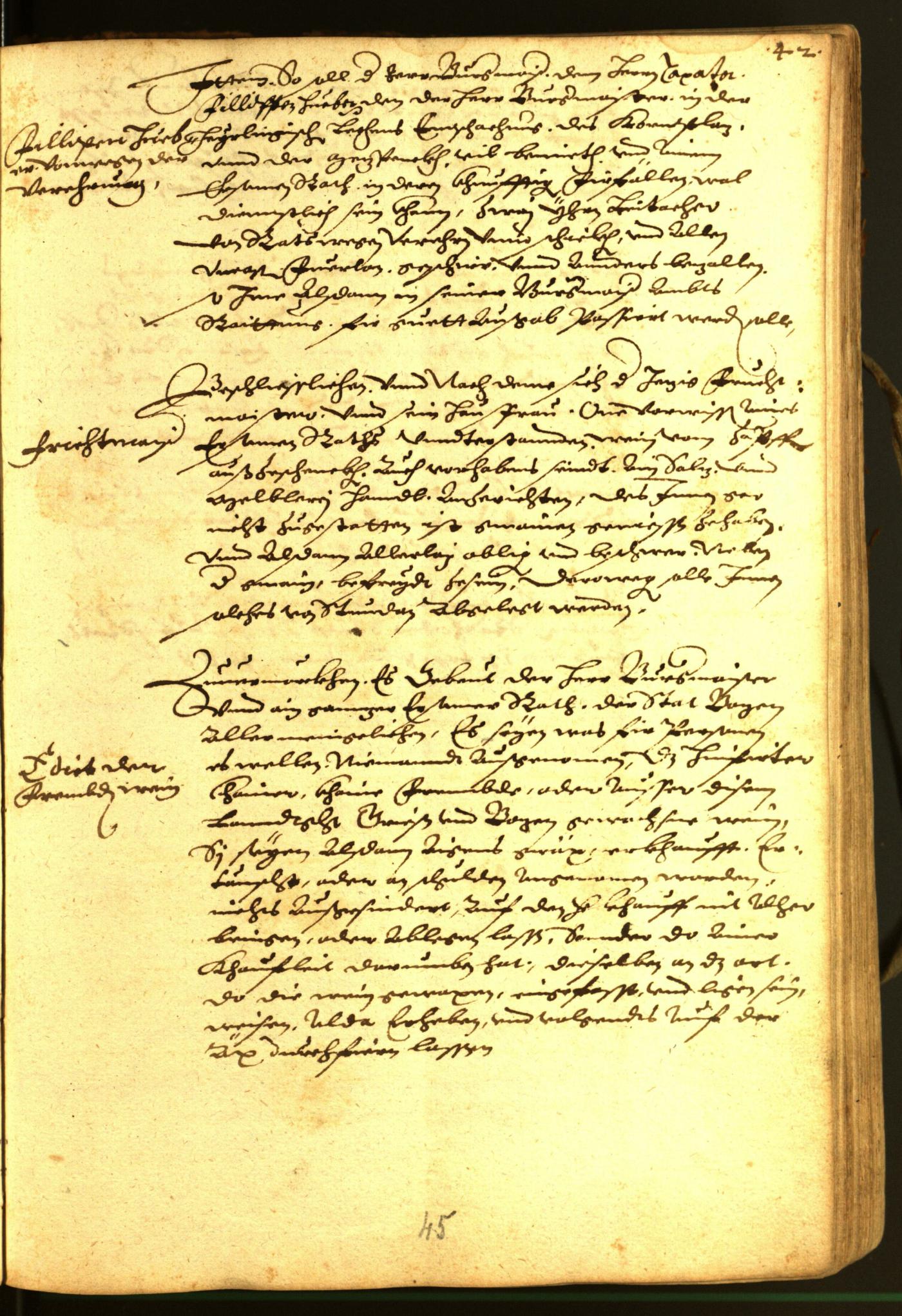 Civic Archives of Bozen-Bolzano - BOhisto Minutes of the council 1588 