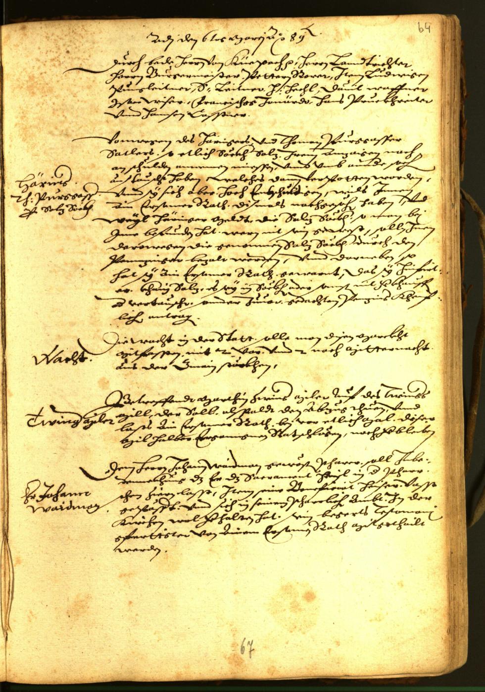 Civic Archives of Bozen-Bolzano - BOhisto Minutes of the council 1588 