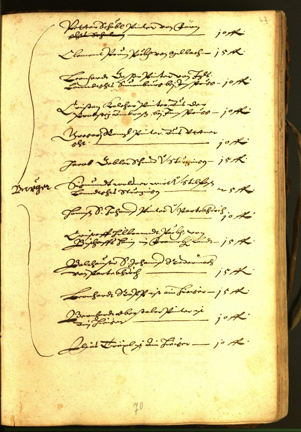 Stadtarchiv Bozen - BOhisto Ratsprotokoll 1588 