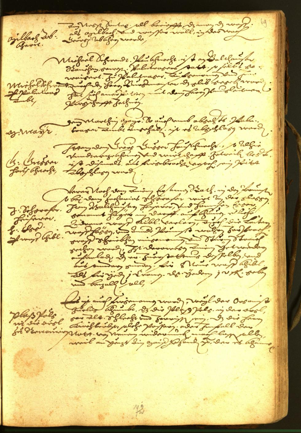 Civic Archives of Bozen-Bolzano - BOhisto Minutes of the council 1588 