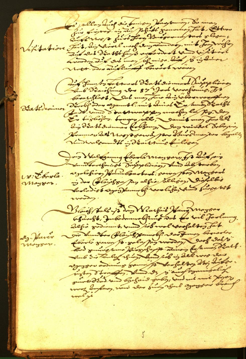 Civic Archives of Bozen-Bolzano - BOhisto Minutes of the council 1588 