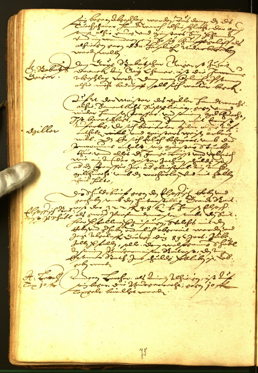 Civic Archives of Bozen-Bolzano - BOhisto Minutes of the council 1588 