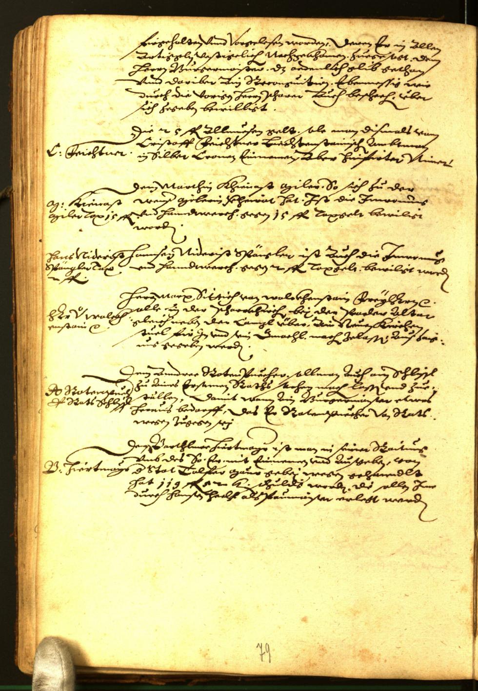 Stadtarchiv Bozen - BOhisto Ratsprotokoll 1588 