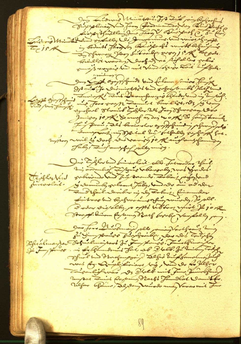 Civic Archives of Bozen-Bolzano - BOhisto Minutes of the council 1588 