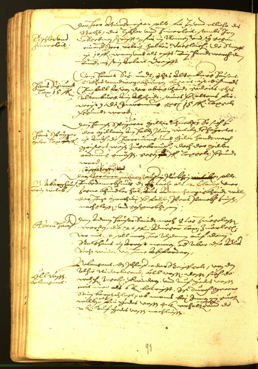 Stadtarchiv Bozen - BOhisto Ratsprotokoll 1588 