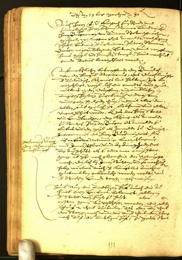 Civic Archives of Bozen-Bolzano - BOhisto Minutes of the council 1590 