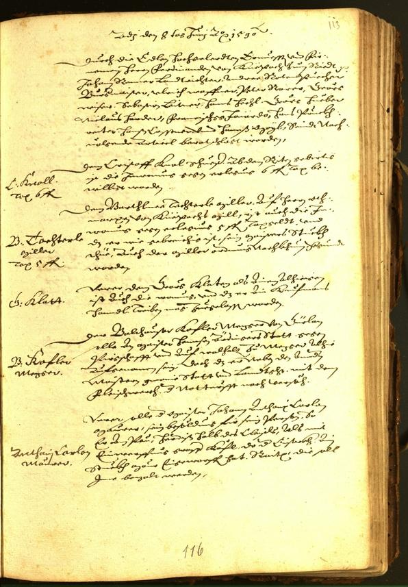 Civic Archives of Bozen-Bolzano - BOhisto Minutes of the council 1590 