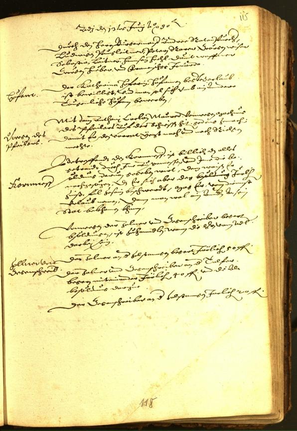 Civic Archives of Bozen-Bolzano - BOhisto Minutes of the council 1590 