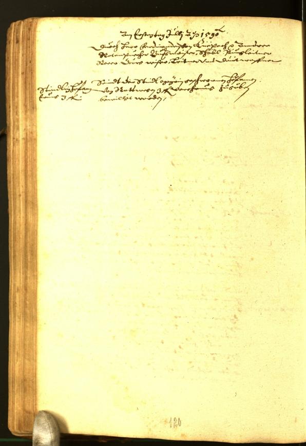 Stadtarchiv Bozen - BOhisto Ratsprotokoll 1590 