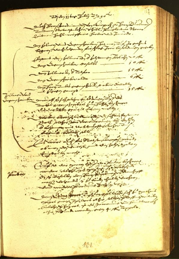 Stadtarchiv Bozen - BOhisto Ratsprotokoll 1590 