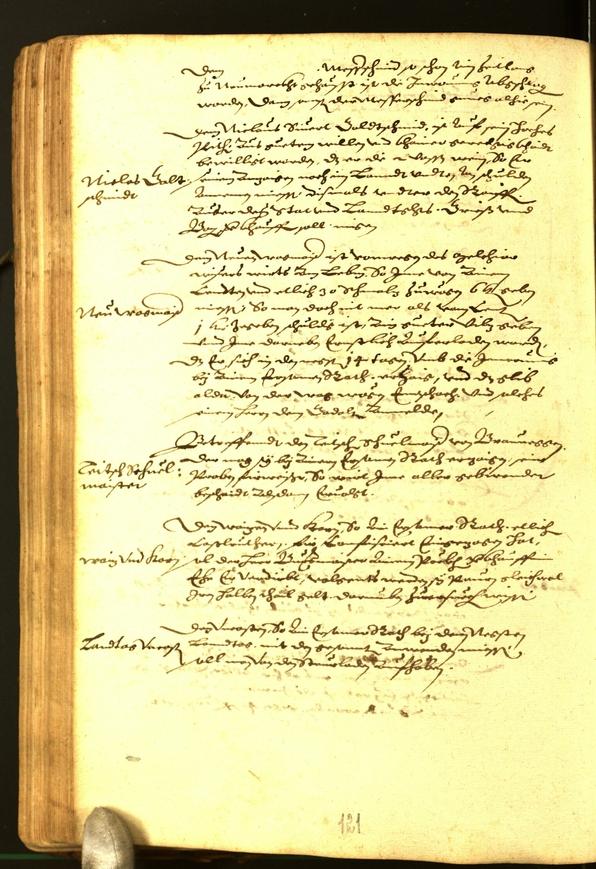 Stadtarchiv Bozen - BOhisto Ratsprotokoll 1590 