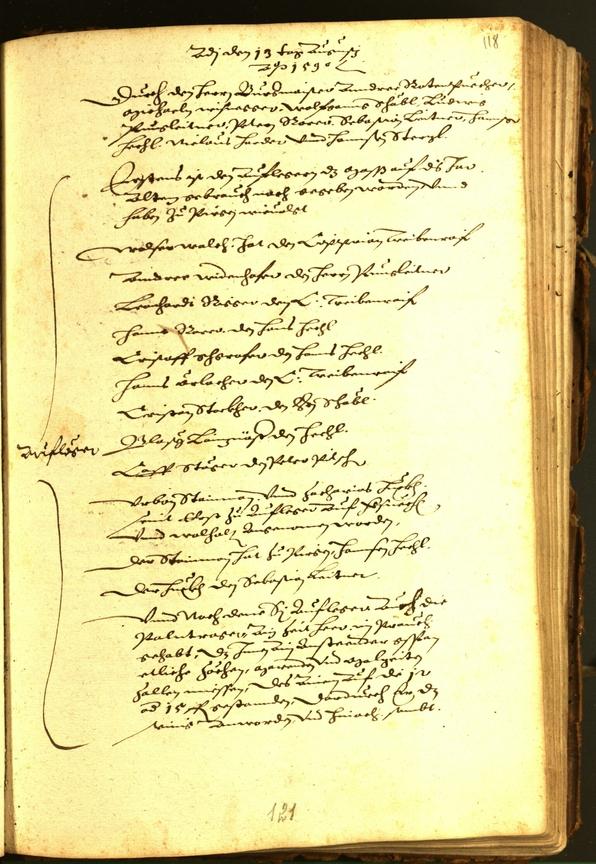 Stadtarchiv Bozen - BOhisto Ratsprotokoll 1590 