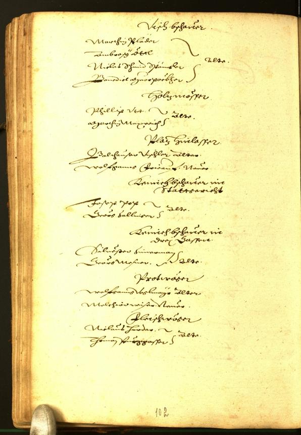 Stadtarchiv Bozen - BOhisto Ratsprotokoll 1590 