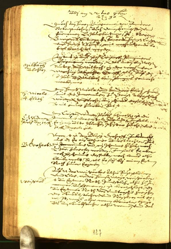 Civic Archives of Bozen-Bolzano - BOhisto Minutes of the council 1590 