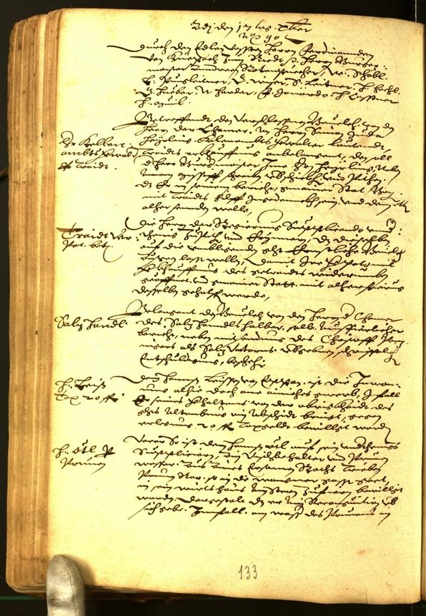 Civic Archives of Bozen-Bolzano - BOhisto Minutes of the council 1590 