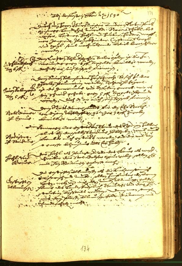 Civic Archives of Bozen-Bolzano - BOhisto Minutes of the council 1590 