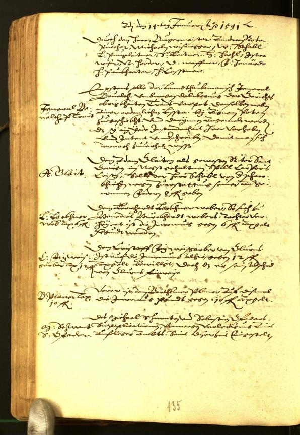 Civic Archives of Bozen-Bolzano - BOhisto Minutes of the council 1590 