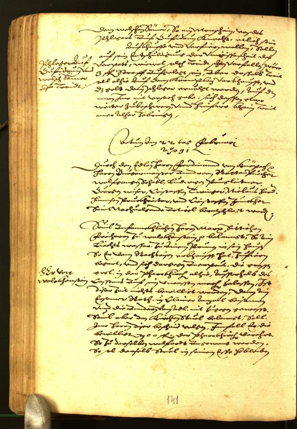 Civic Archives of Bozen-Bolzano - BOhisto Minutes of the council 1591 