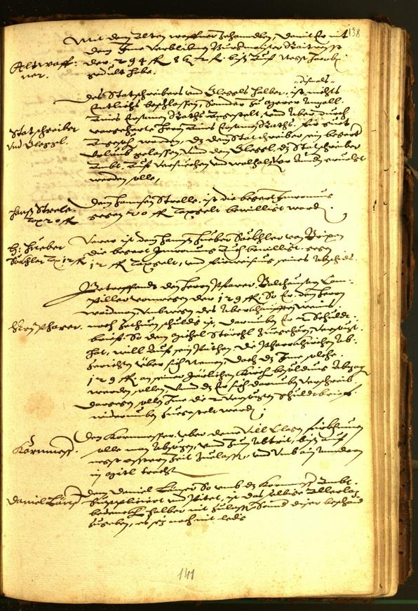 Archivio Storico della Città di Bolzano - BOhisto protocollo consiliare 1591 