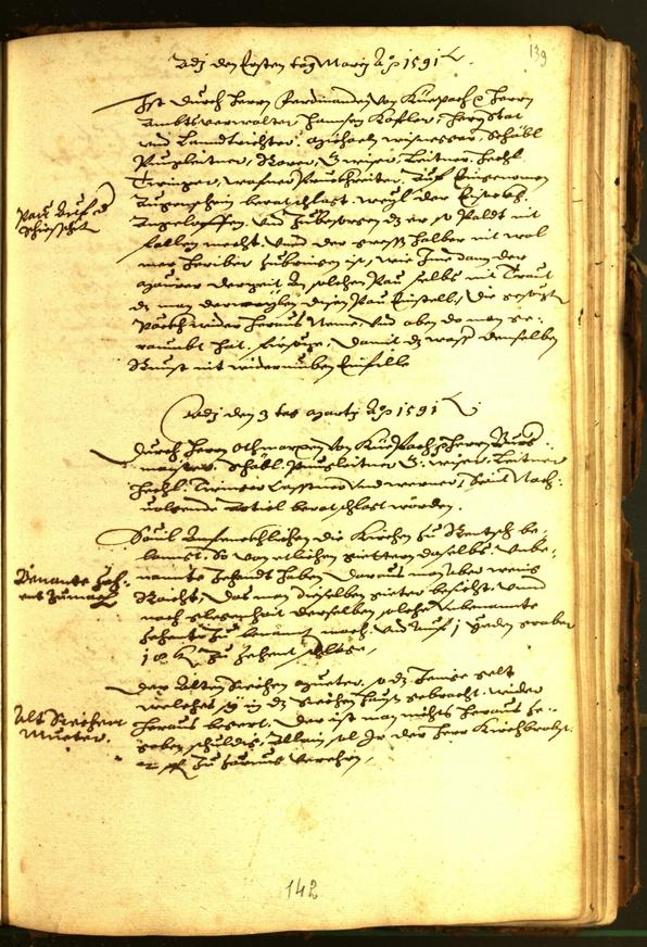 Civic Archives of Bozen-Bolzano - BOhisto Minutes of the council 1591 