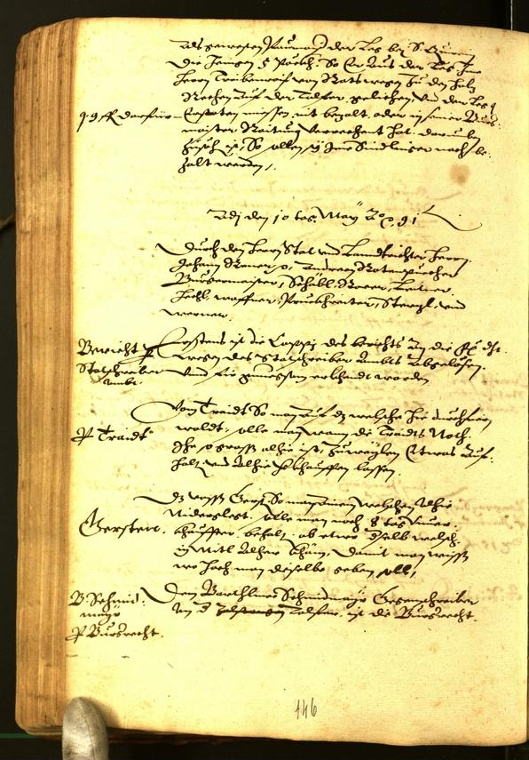 Civic Archives of Bozen-Bolzano - BOhisto Minutes of the council 1591 