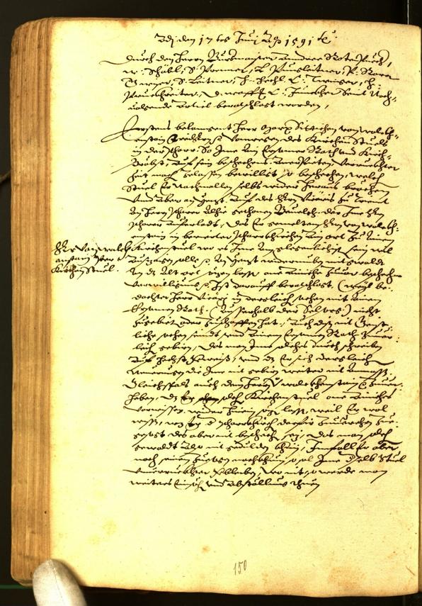 Civic Archives of Bozen-Bolzano - BOhisto Minutes of the council 1591 