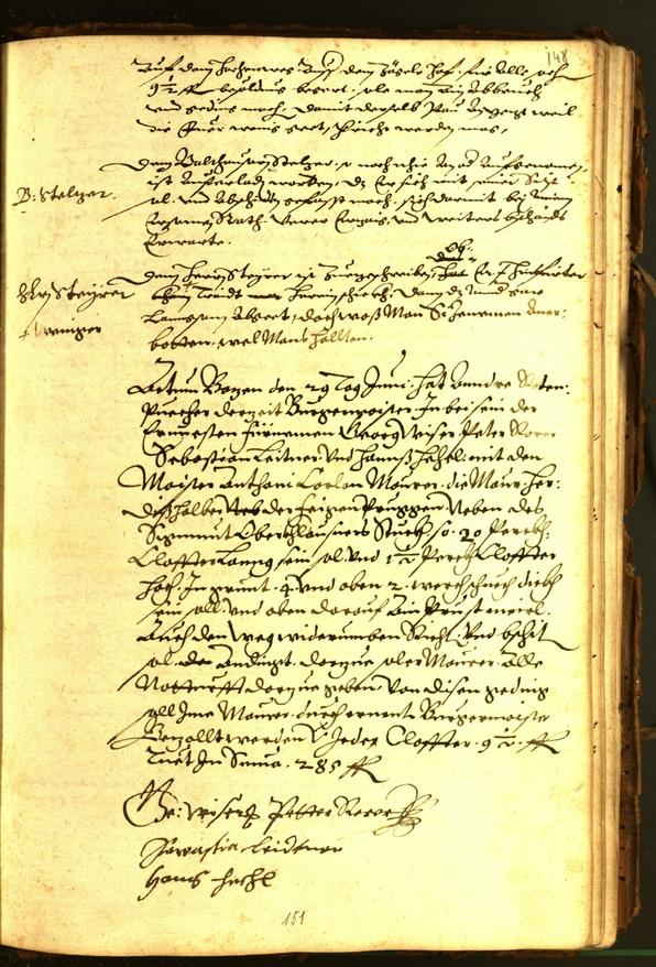 Archivio Storico della Città di Bolzano - BOhisto protocollo consiliare 1591 