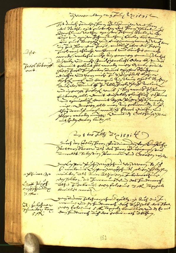 Civic Archives of Bozen-Bolzano - BOhisto Minutes of the council 1591 