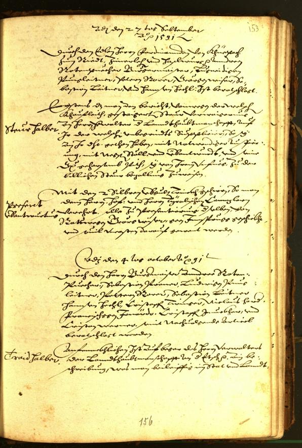 Civic Archives of Bozen-Bolzano - BOhisto Minutes of the council 1591 