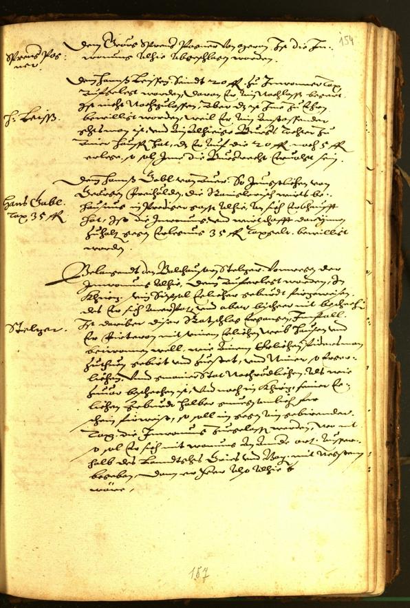 Stadtarchiv Bozen - BOhisto Ratsprotokoll 1591 