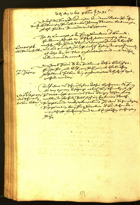 Stadtarchiv Bozen - BOhisto Ratsprotokoll 1591 