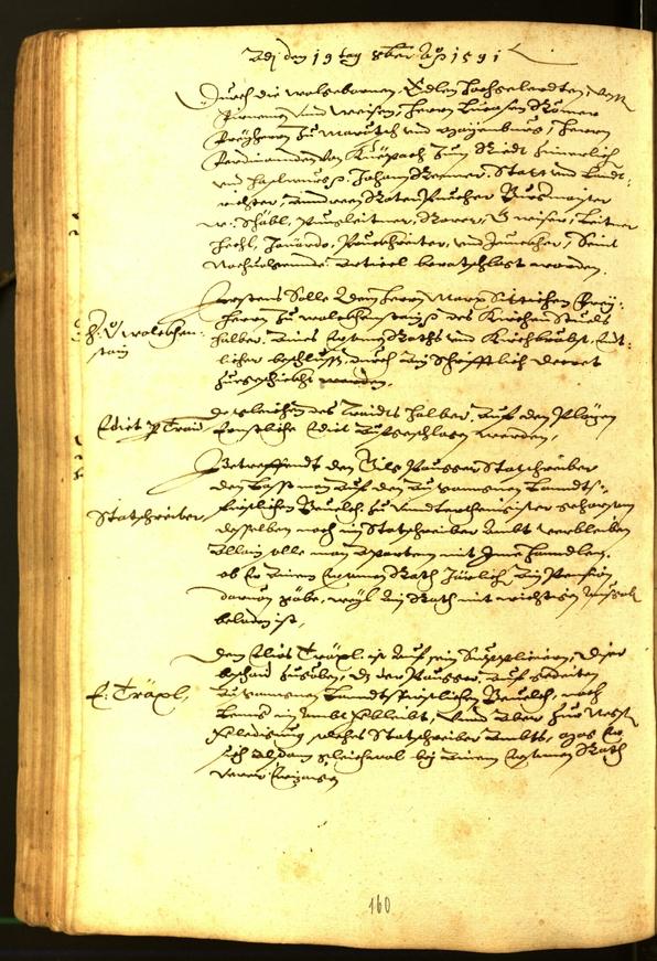 Archivio Storico della Città di Bolzano - BOhisto protocollo consiliare 1591 