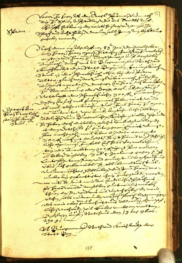 Stadtarchiv Bozen - BOhisto Ratsprotokoll 1591 